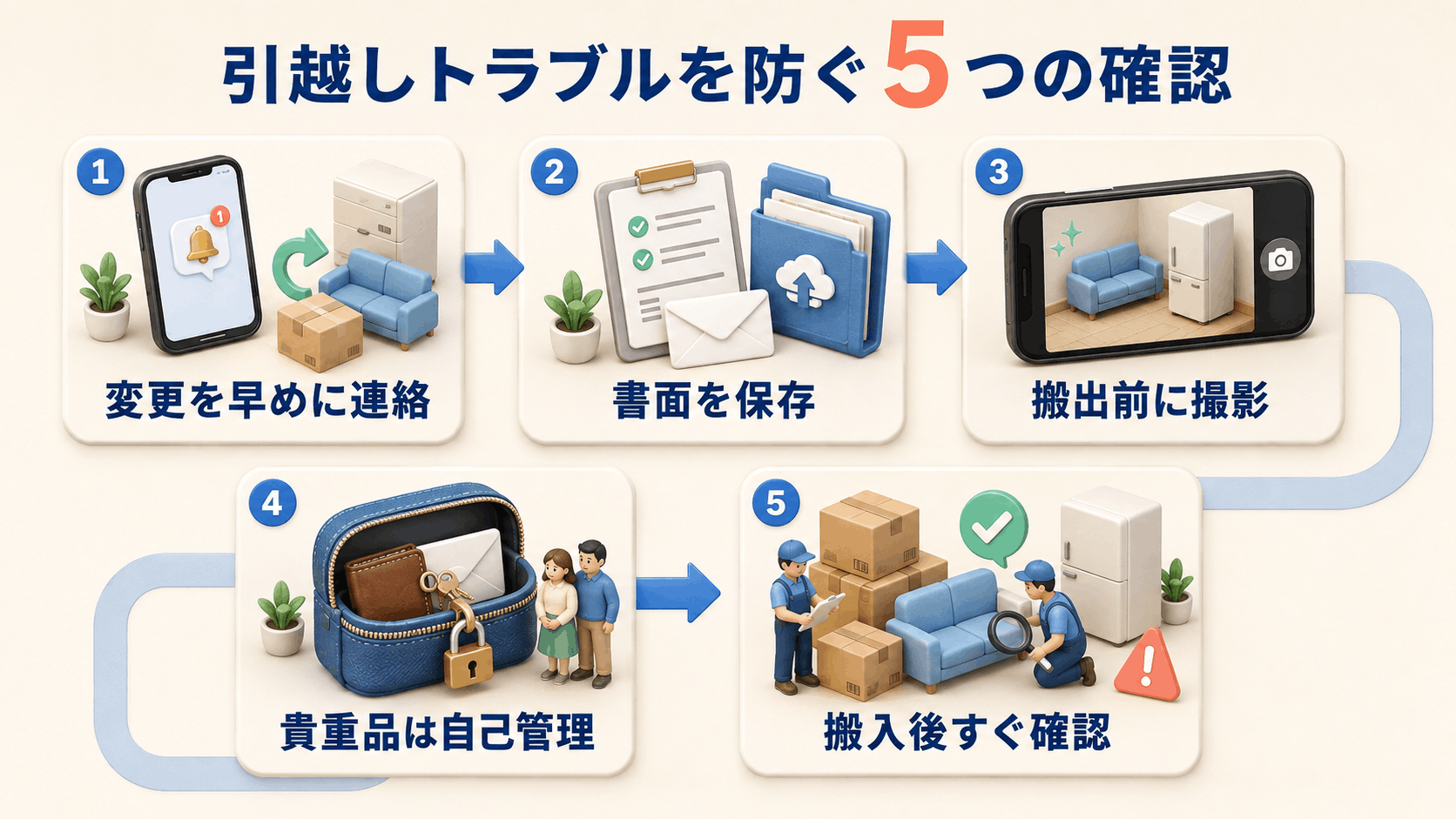 契約後から当日までにできるトラブル対策
